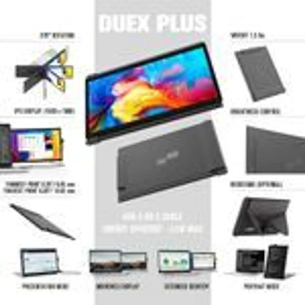Mobile Pixels DUEX Plus Écran Portable 13.3" Full HD LCD USB-C Gris - 5