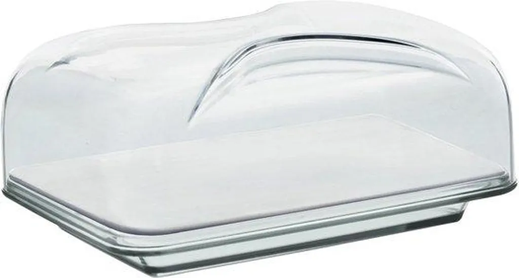 Présentoir à fromage transparent rectangulaire pour buffet de luxe