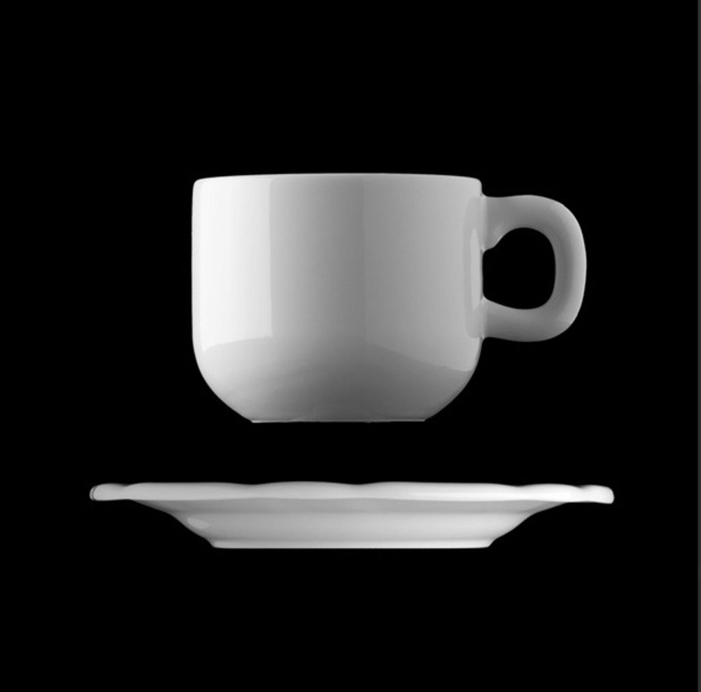 Tasse mit Untertasse 310 ml, Tschechisches Porzellan, Produktbild 