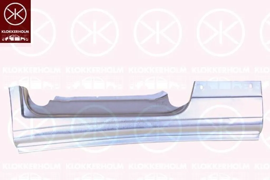 Bas de caisse Klokkerholm 2097041 en acier pour Opel Movano C Plateau