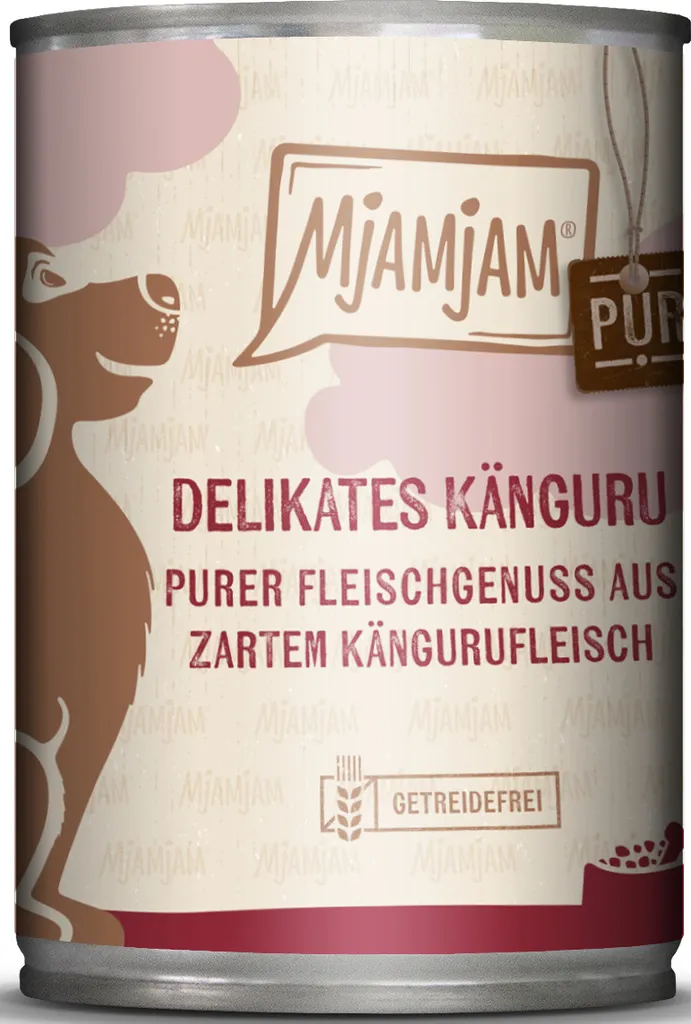 MjAMjAM Puro Canguro 400g x 6 - Cibo Umido Monoproteico Cani Ipoallergenico