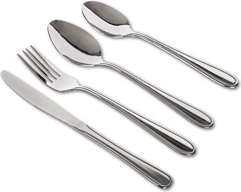 Set di posate in acciaio inox DAPHNE, 24 pezzi Immagine del prodotto 