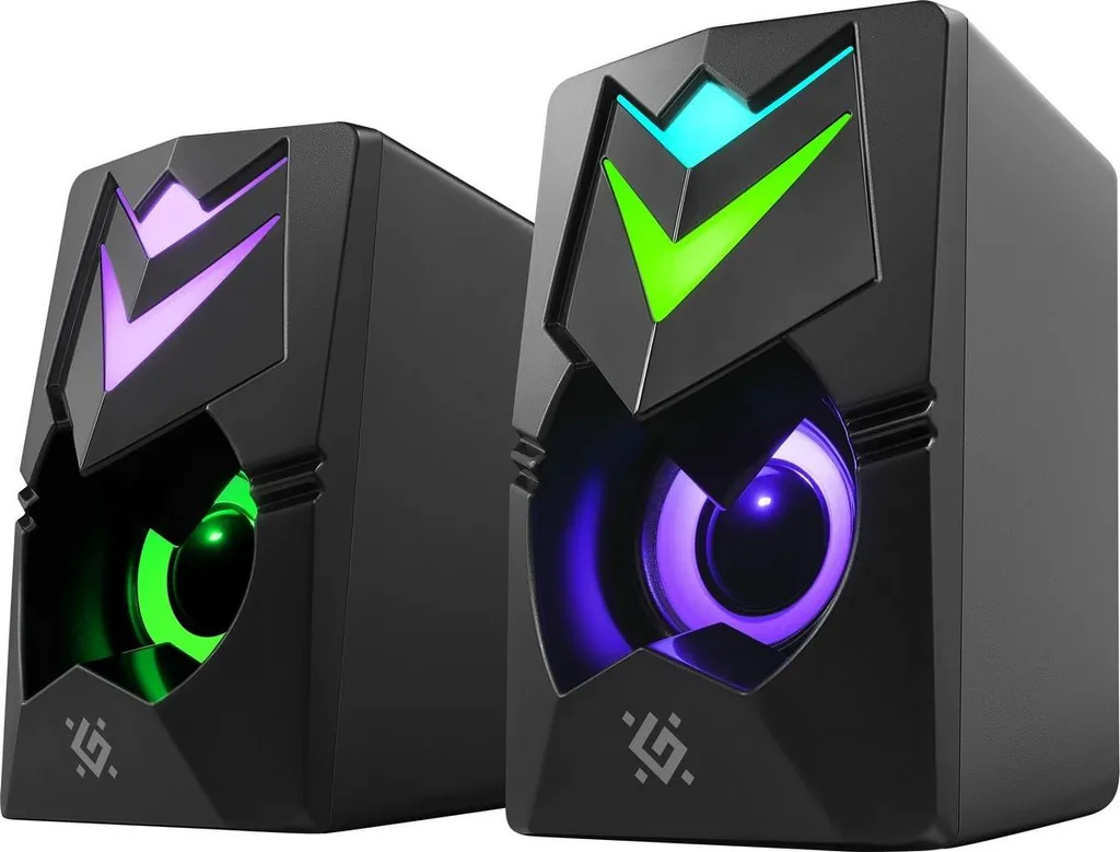 Haut-parleurs PC pour bureau Defender J4 2.0 USB Son Stéréo Noir