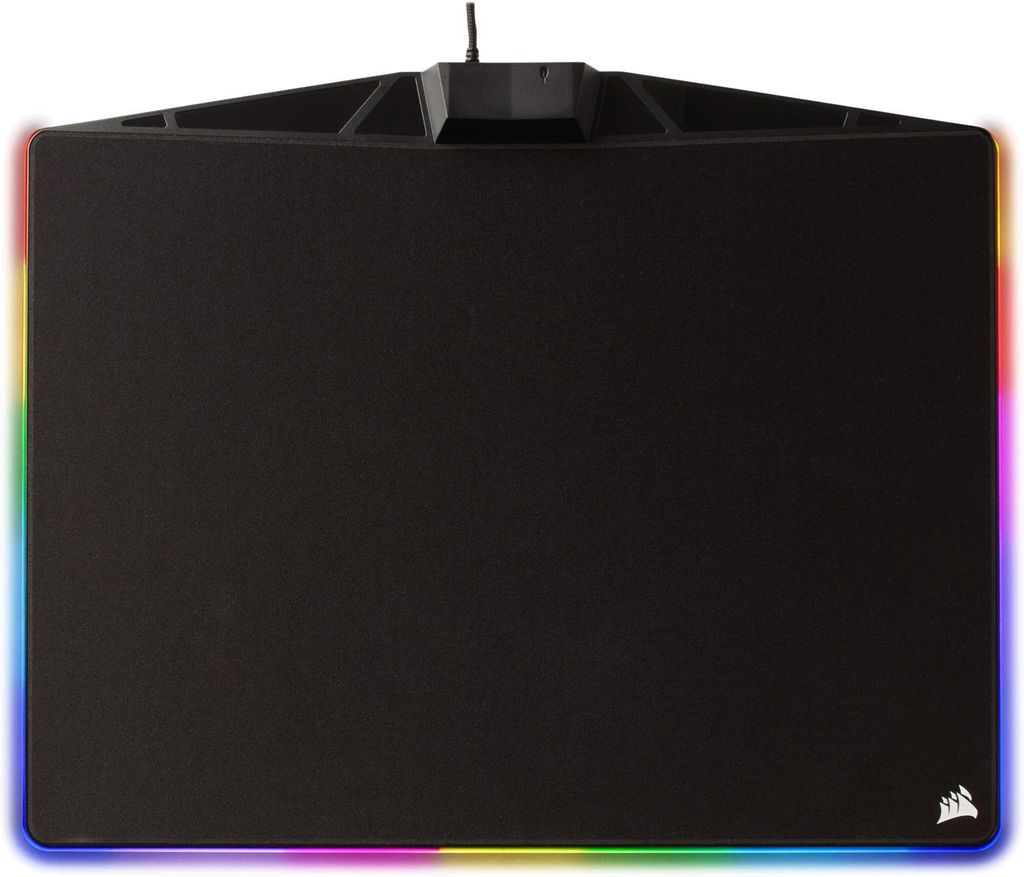 Corsair MM800 USB RGB Gaming Mauspad rutschfest schwarz 350x260mm