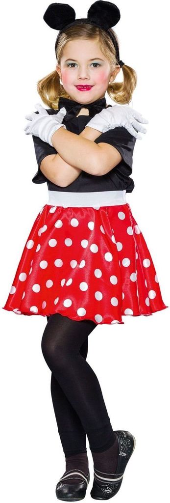 Roter Rock mit weißem Punkten Gr. 164/176