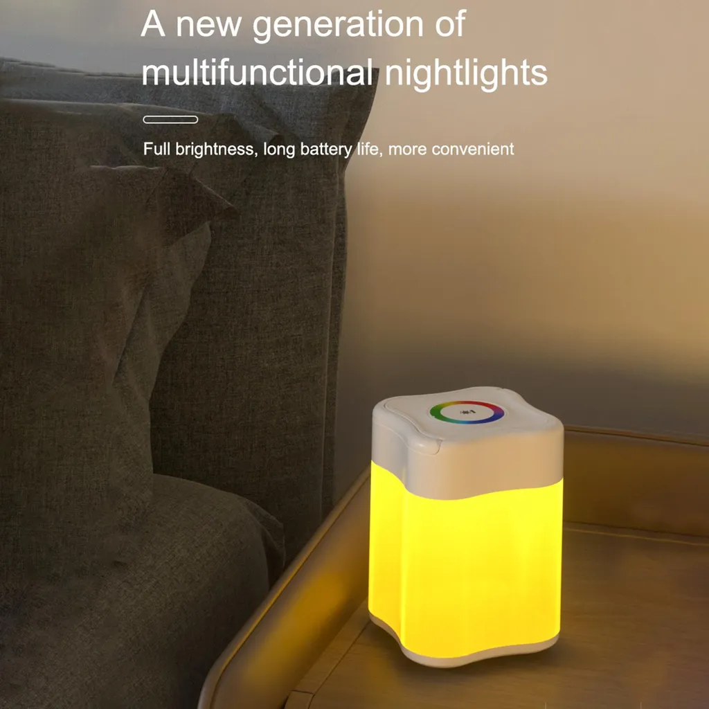 Éclairage d'ambiance pour mini-camping et chevet avec veilleuse USB Pat