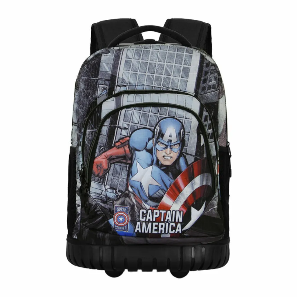 Trolley Captain America Defender 47cm : Fini les Bagages Trop Lourds