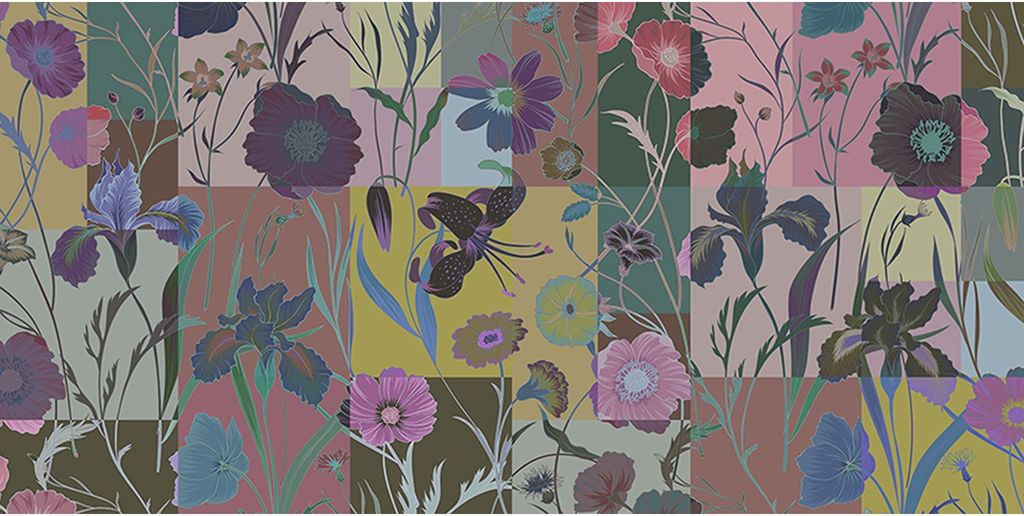 Tadessi Fototapete | Blumen | 5.00 m x 2.50 m | Bunt | | Wandbild | Digitaldruck