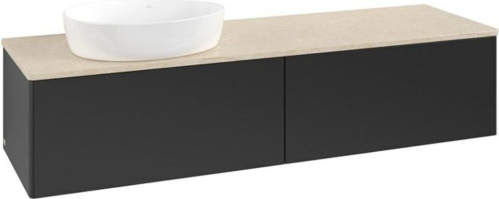 V&B Waschtischunterschrank ohne Frontstruktur Antao 160x50cm, WBP-farbe botti., bla m Lac