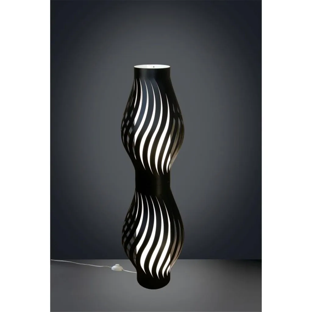Lampadaire d'intérieur noir Helois Polilux® pour un éclairage d'ambiance doux