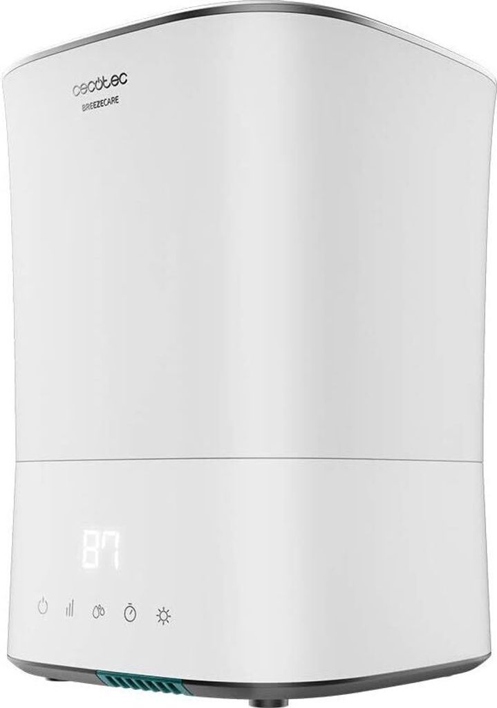 Luftbefeuchter BreezeCare 3500 Warm. 5,5 Liter Tank, Luftbefeuchtung von 400 ml/h, Keramikfilter, Abdeckung bis zu 35 m², bis zu 22 Stunden Autonomie