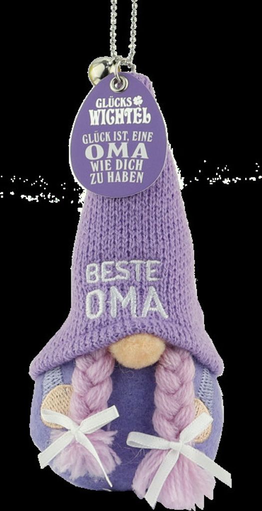 H&H Glücksbringer Maskottchen-Ich bring Dir Glück-Glückswichtel Oma