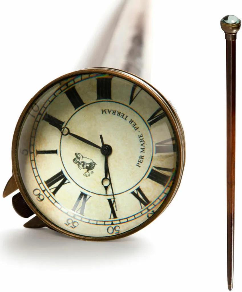 Canne avec montre WS006 : l'alternative chic aux cannes médicales