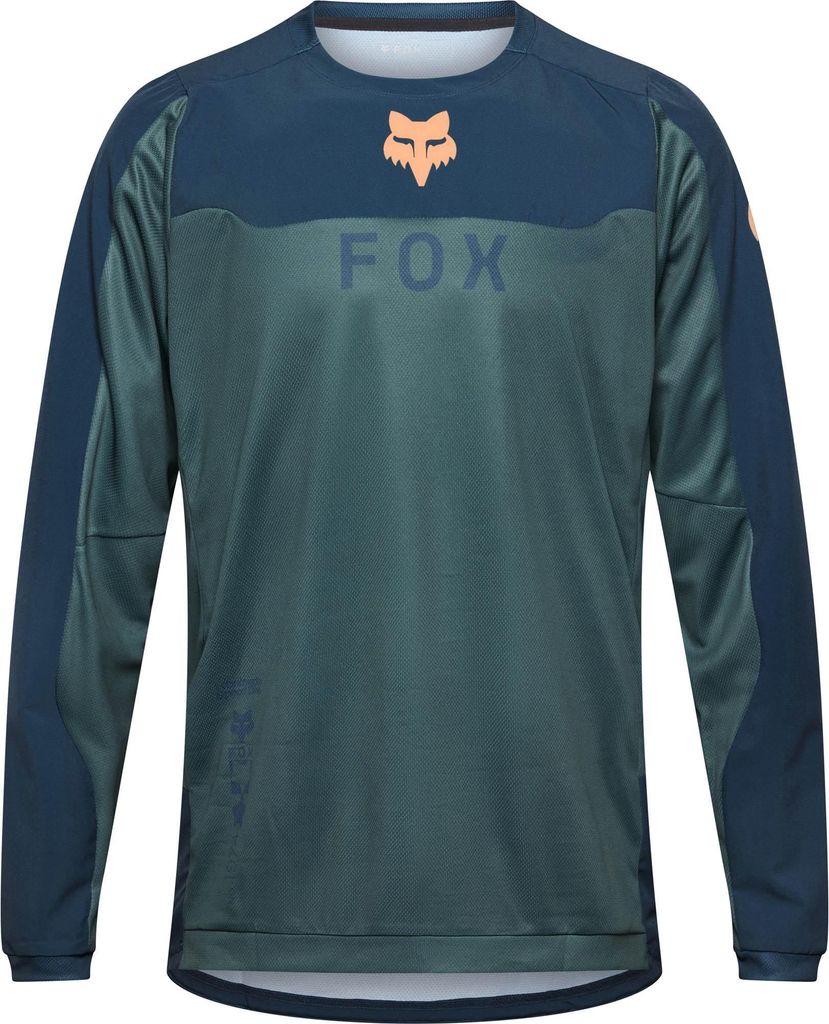 FOX Ranger Off-Road Motocross Jersey, grün/blau, L