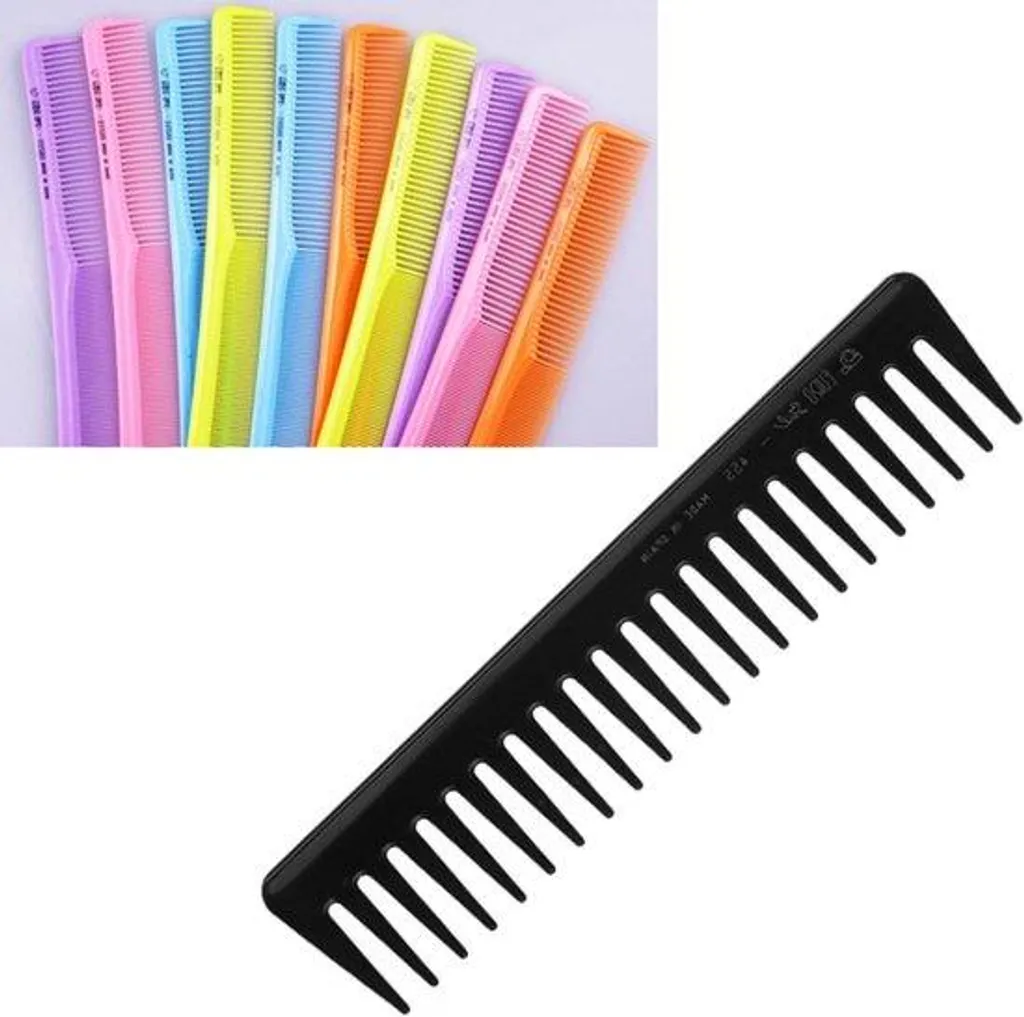 Peigne en métal 18 cm anti-casse pour démêler sans douleur