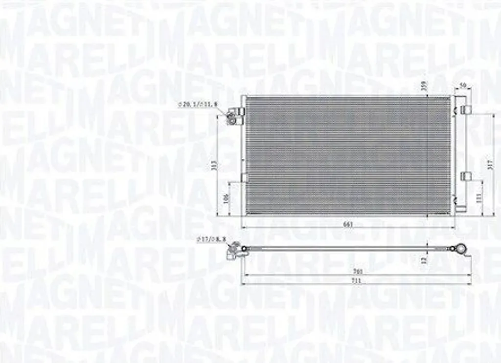 Stop aux fuites de gaz clim : Condenseur Magneti Marelli pour BMW G31