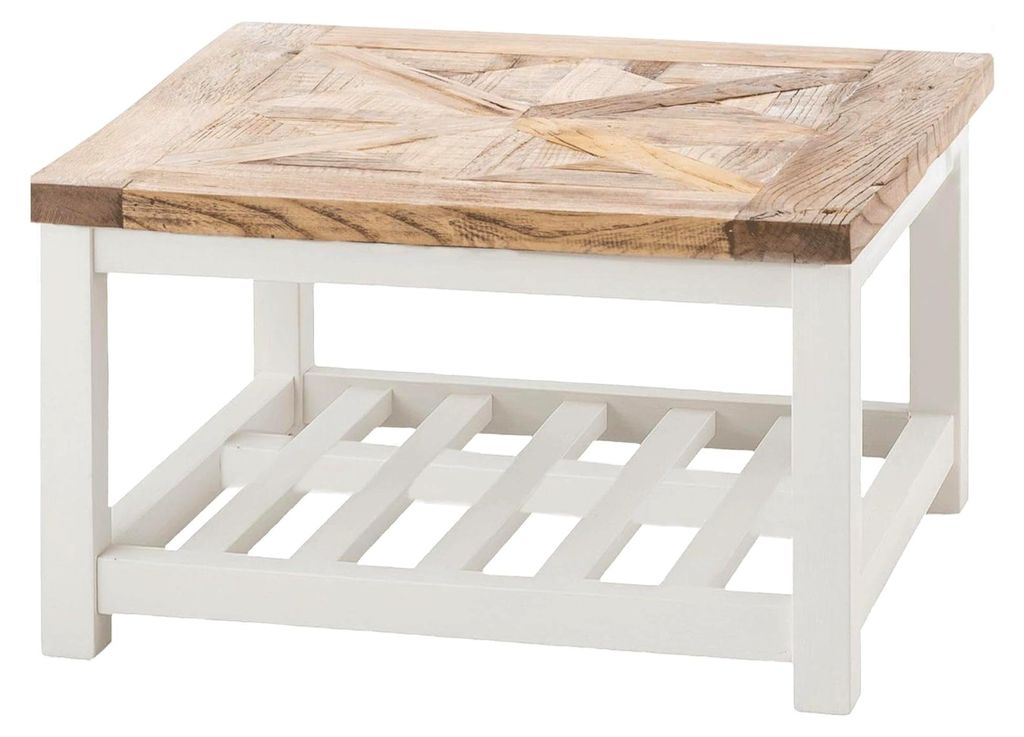 Couchtisch aus Ulmenholz im Landhausstil