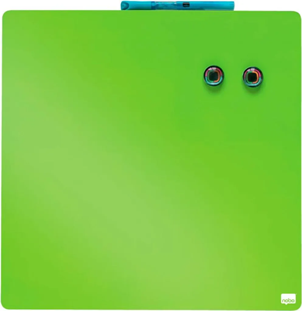 Tableau effaçable à sec orange 360mm magnétique avec surface laquée - 6