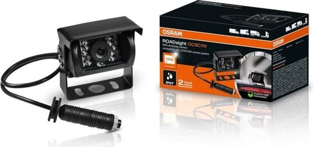 Telecamera Retromarcia OSRAM ROADsight: Kit Cablato per Auto e Furgoni