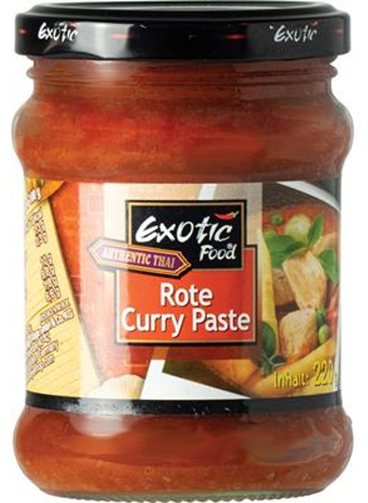 Pasta curry czerwona 220g - Exotic Food Zdjęcie produktu 