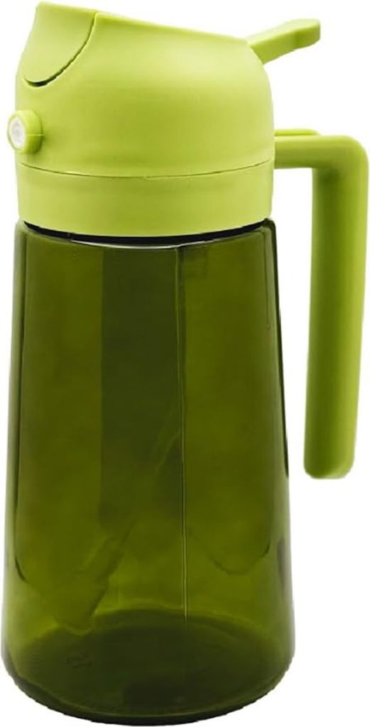 470 ml 2-in-1-Ölspender, lebensmittelecht, BPA-frei, auslaufsicher, große Kapazität, Ölsprüher, Vorratsflasche mit Griff