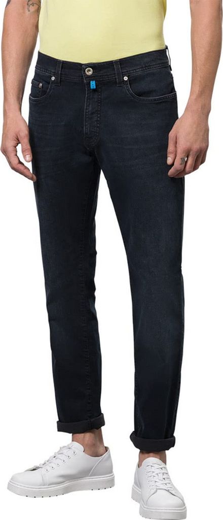 PIERRE CARDIN LYON TAPERED blue/black used buffies 34510 8029.6804 W35 L34