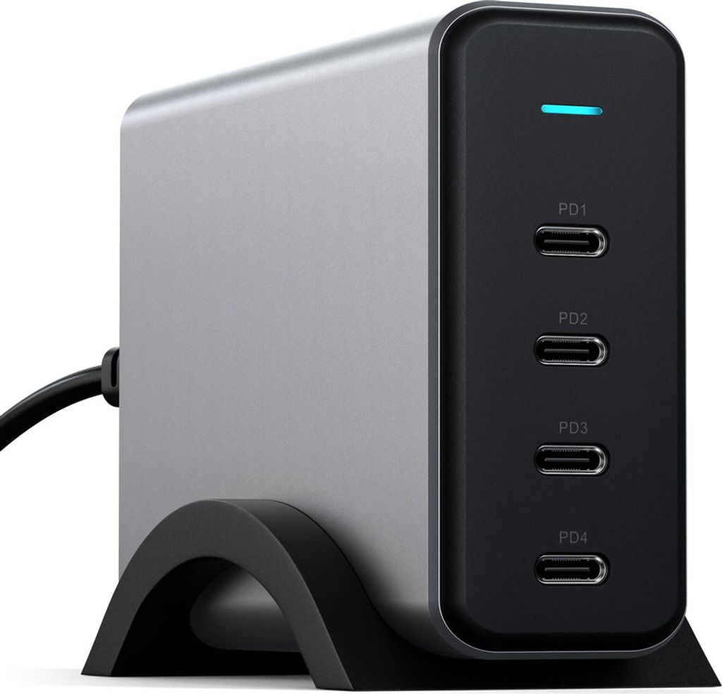 Satechi ST-UC165GM-EU Caricatore GAN USB-C 165 W 4 Porte Immagine del prodotto 