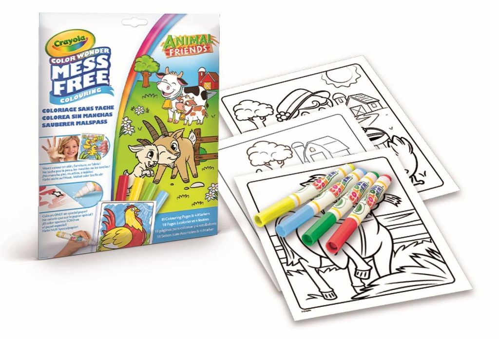 Crayola – Color Wonder: piąta seria „Zwierzęcy przyjaciele” Zdjęcie produktu 