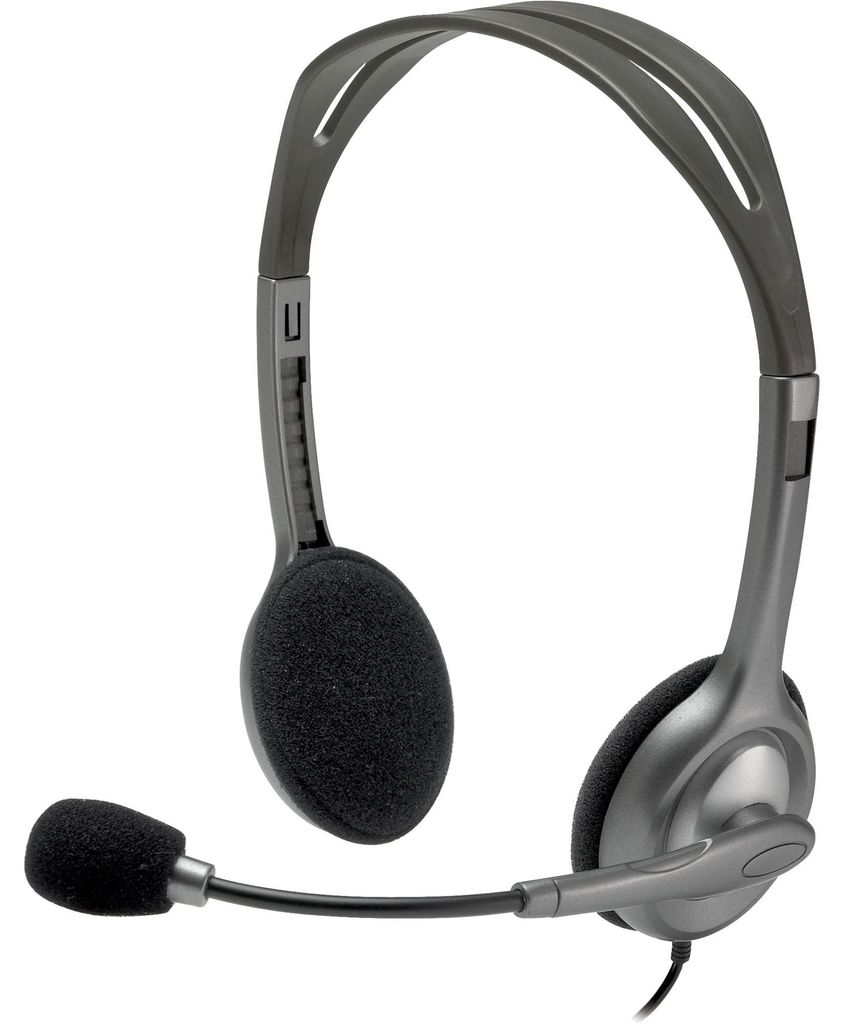 Logitech Headset H111 Stereo black retail Produktbild 