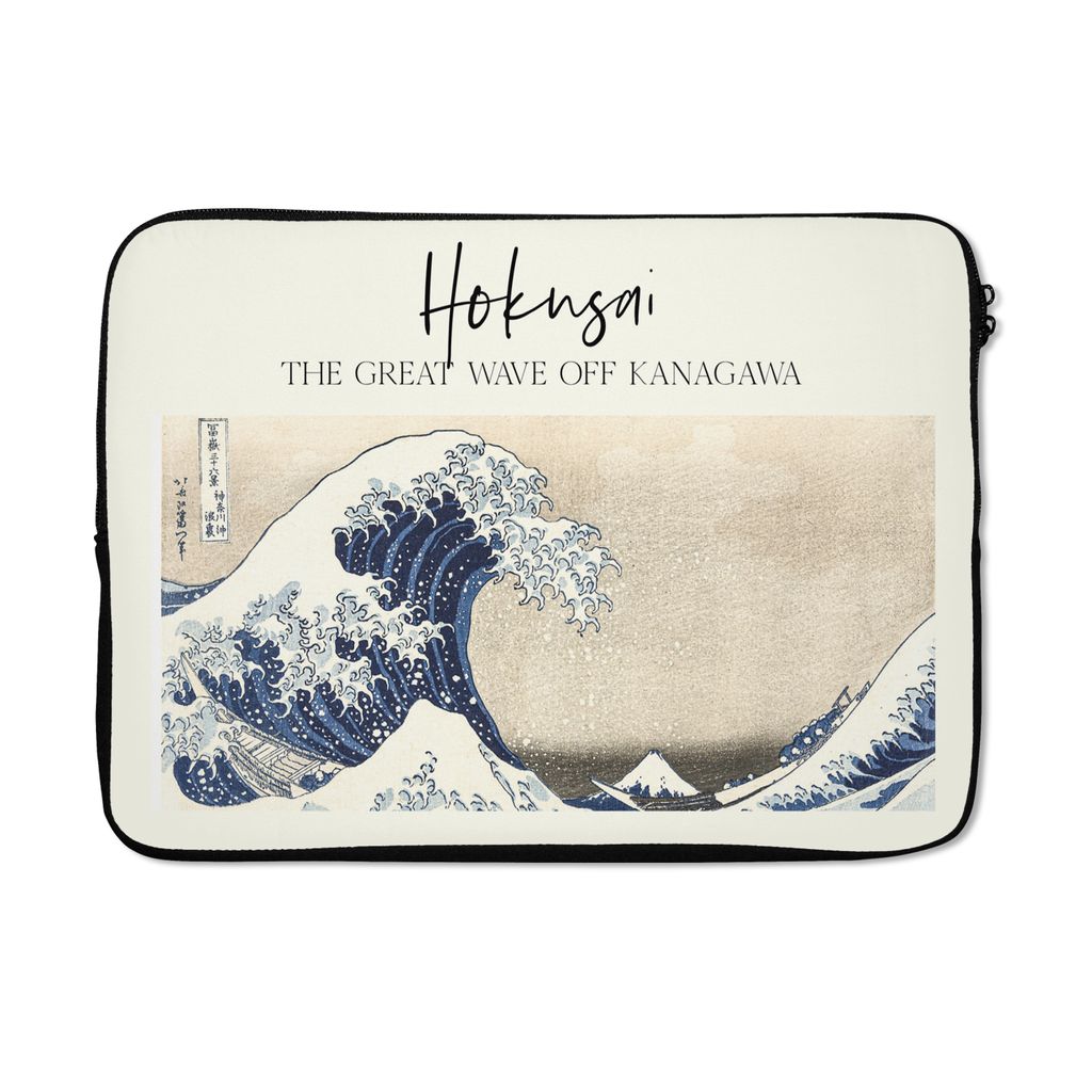 MuchoWow Laptop Hülle 14 ZollDie große Welle von Kanagawa - Hokusai - Japanische Kunst Laptoptasche - Laptoptasche - Stoßsicher - Schutzhaube