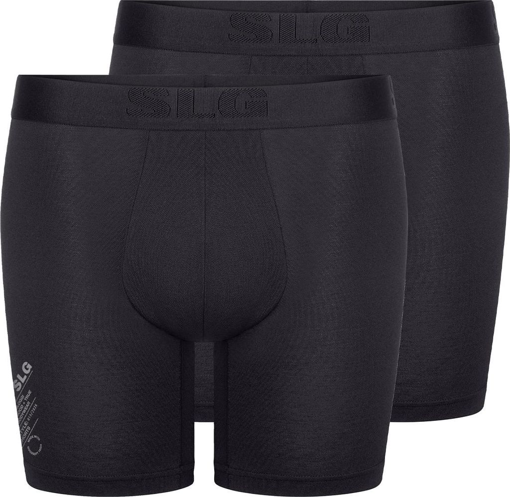 sloggi 2er Pack SLG Base Soft Long Short / Pant Atmungsaktive Piqué-Struktur, Effektive Feuchtigkeitsregulierung, Weiches Material für Komfort