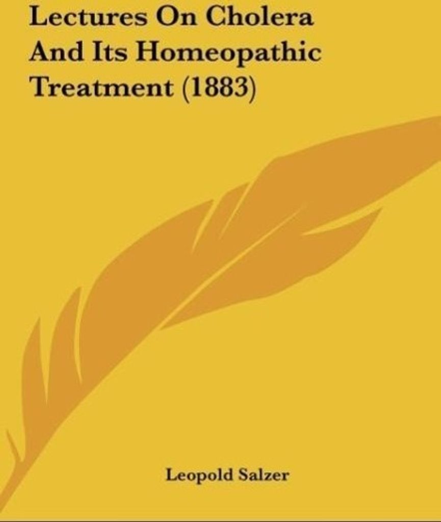 Lectures On Cholera And Its Homeopathic Treatment (1883)
