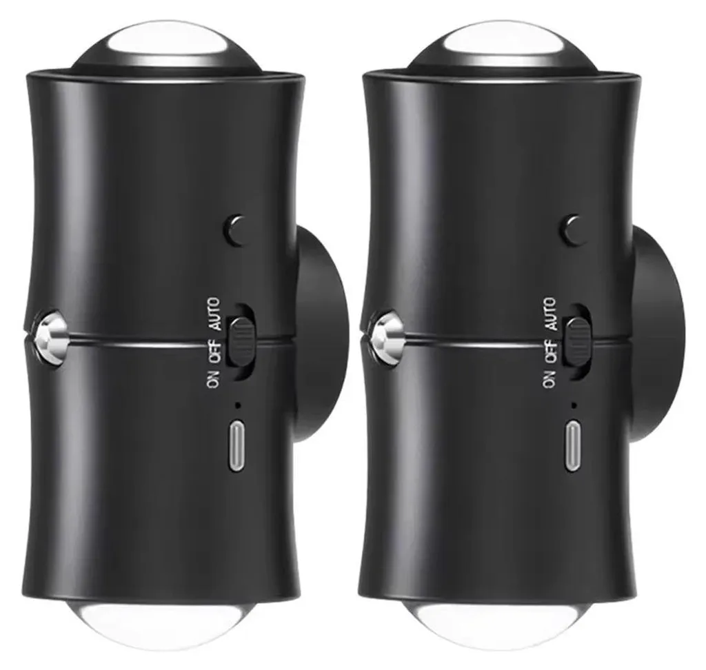 Veilleuse LED Magnétique Rechargeable avec Variateur et Mode RGB x2