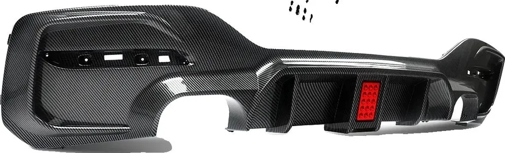 Diffuseur de Pare-choc Arrière pour BMW F20 F21 Finition Carbone ABS