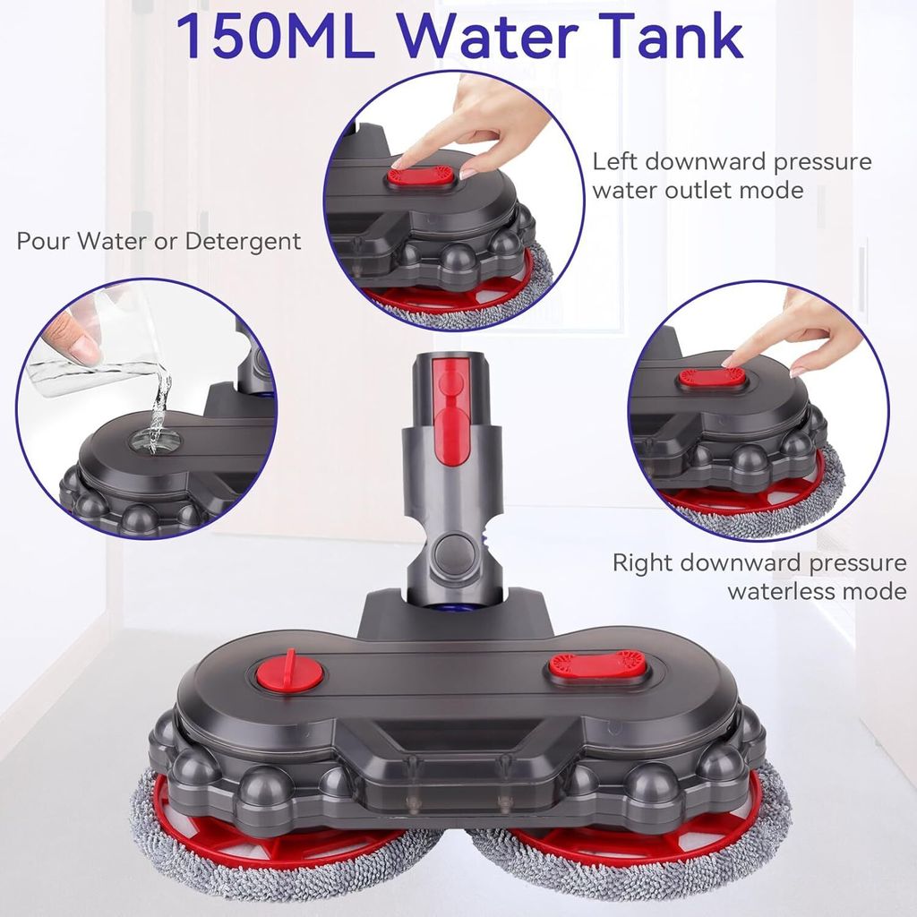 Elektrischer Wischaufsatz für Dyson V11 V10 V8 V7 V15 Produktbild 3