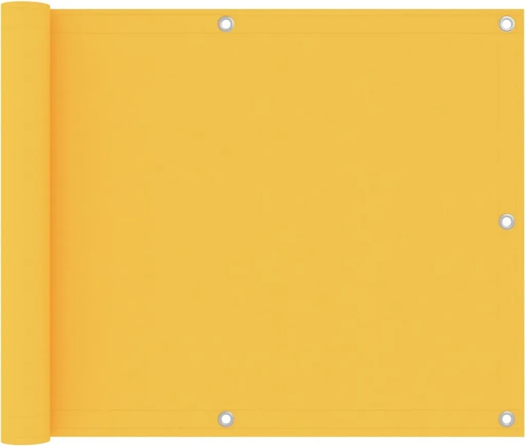 Protezione Sicura per Bambini e Animali - Telo Balcone Giallo 75x500
