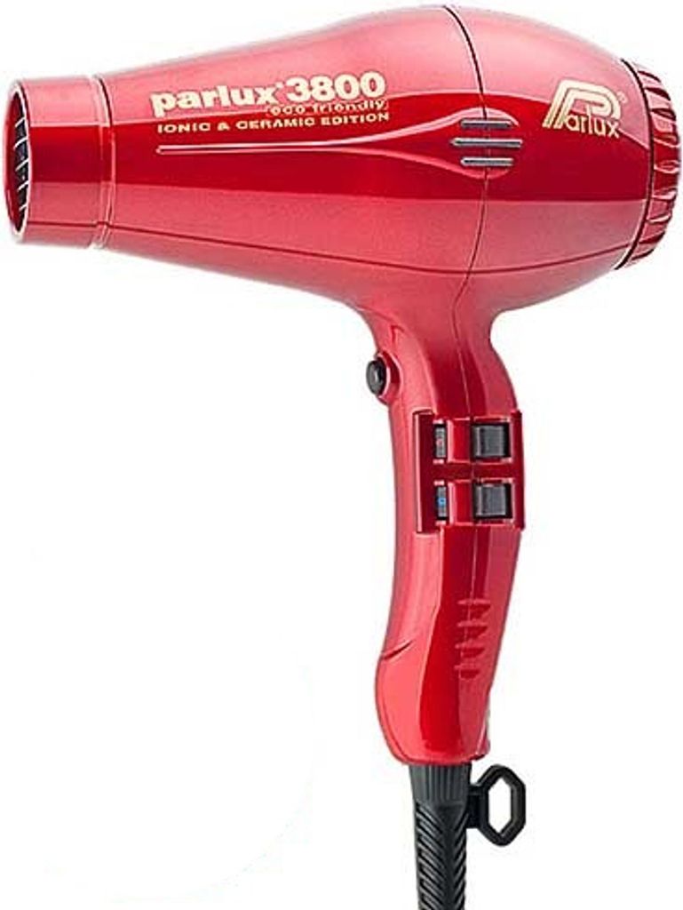 Parlux 3800 ECO Friendly Haartrockner, 2100 Watt, Ionen-Technologie, 4 Heiz-/2 Gebläsestufen, KÃ1/4hlstufe