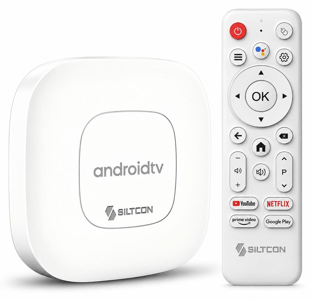 Siltcon® Android TV Box 4K & 8K HDR – Streaming Box - 2.4 & Productafbeelding 
