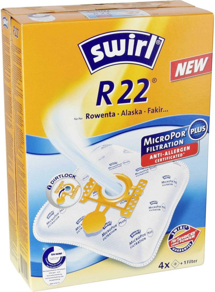 Swirl R 22, Prachový sáček, Bílá, 4 kusů Obrázek produktu 