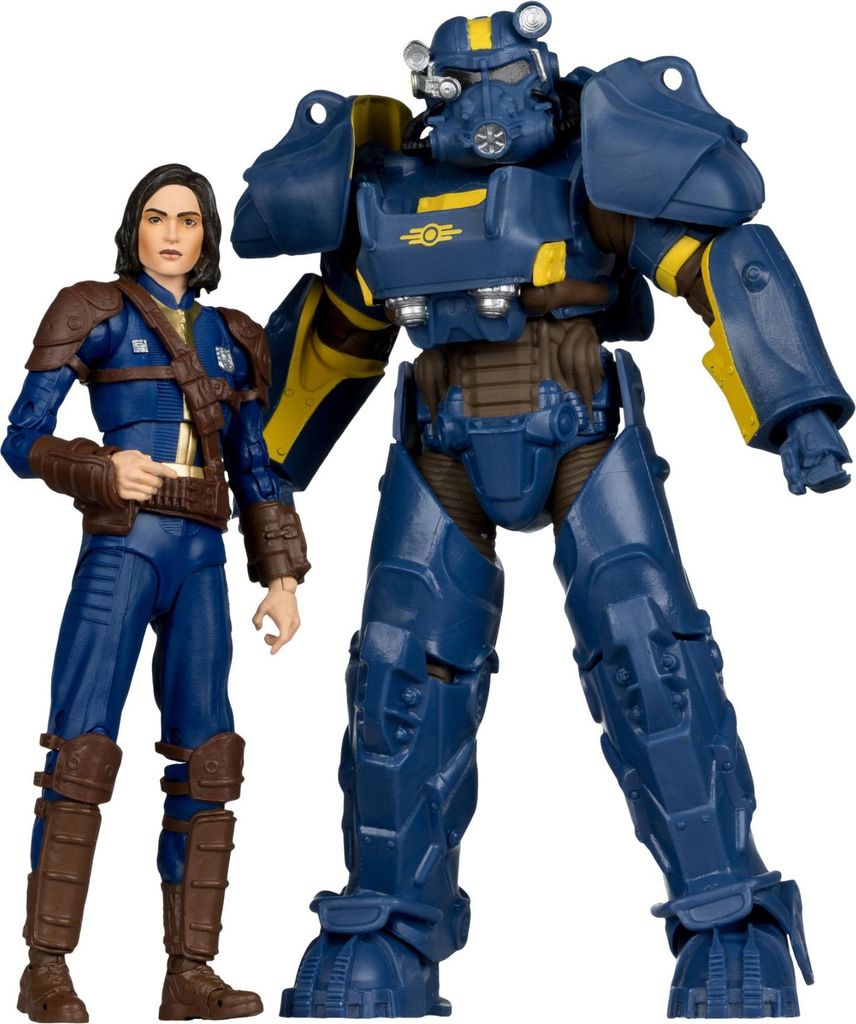 Fallout 4 Statuen 2er-Pack T-60 Vault Tec & Sole Survivor Produktbild 