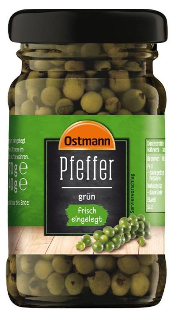 Pfeffer grün eingelegt Produktbild 