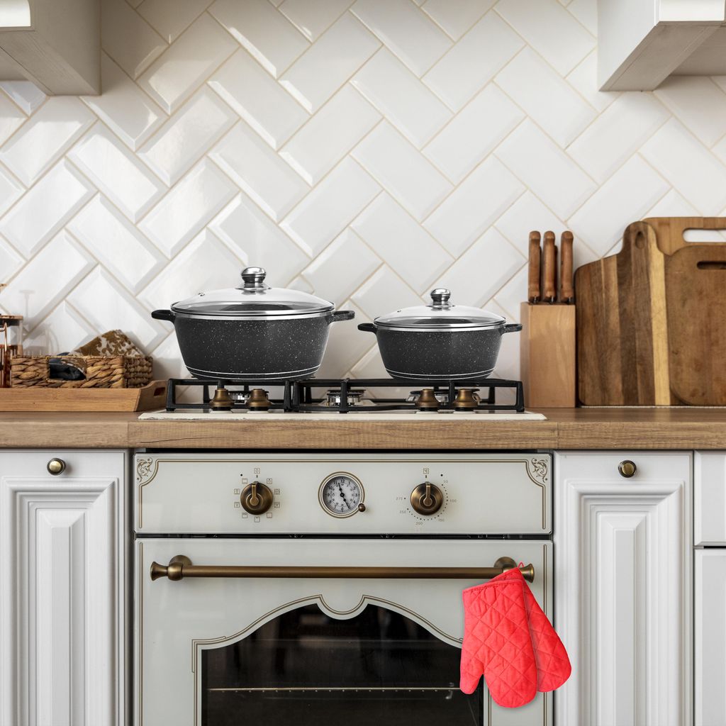 Topfset 12-teilig Aluminium Keramik Kochgeschirr Produktbild 8