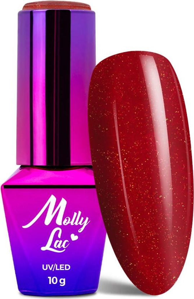 MollyLac Elite Women Russian Glitter Hybrid Nagellack 10 g Nr. 40