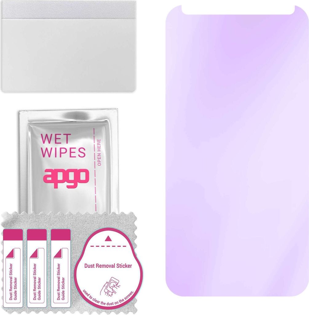 apgo Hybrid Schutzglas, kompatibel mit LG V35 ThinQ, Anti-Blue, 9H Härte, toller Ersatz für Hartglas, kratzfester Displayschutzglas, Displayschut...