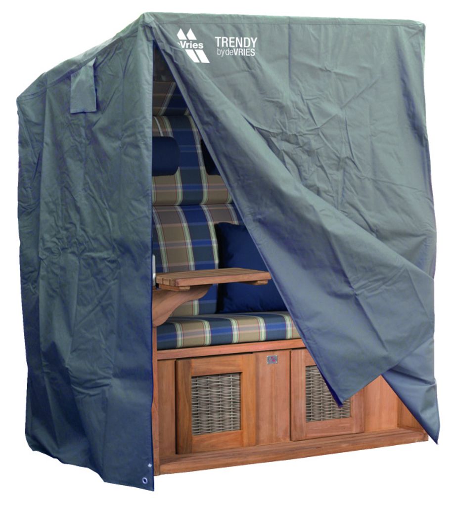 Strandkorbhülle Classic von deVries (LxBxH - 128cm x 95cm x Produktbild 