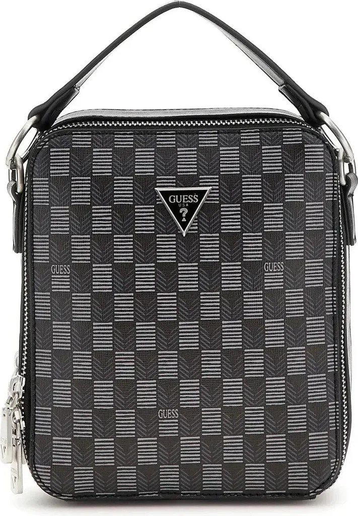 Guess Sac à dos Torino Medium Bum Ba Black - Noir Elégant pour Homme