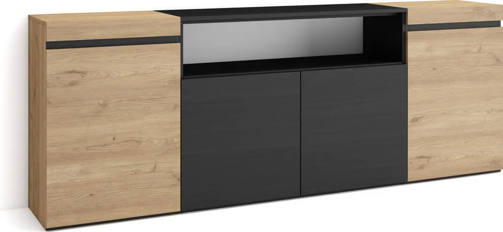 Buffet de cuisine pour optimiser le rangement des grands espaces