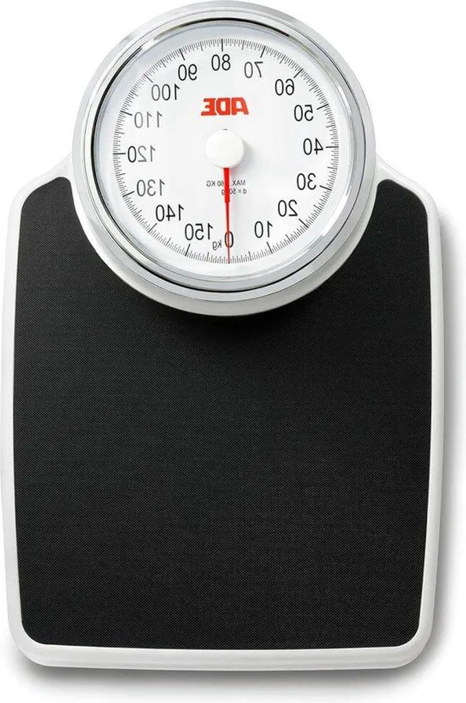 Pèse-personne mécanique antidérapant XL en métal - Haute Précision 160kg