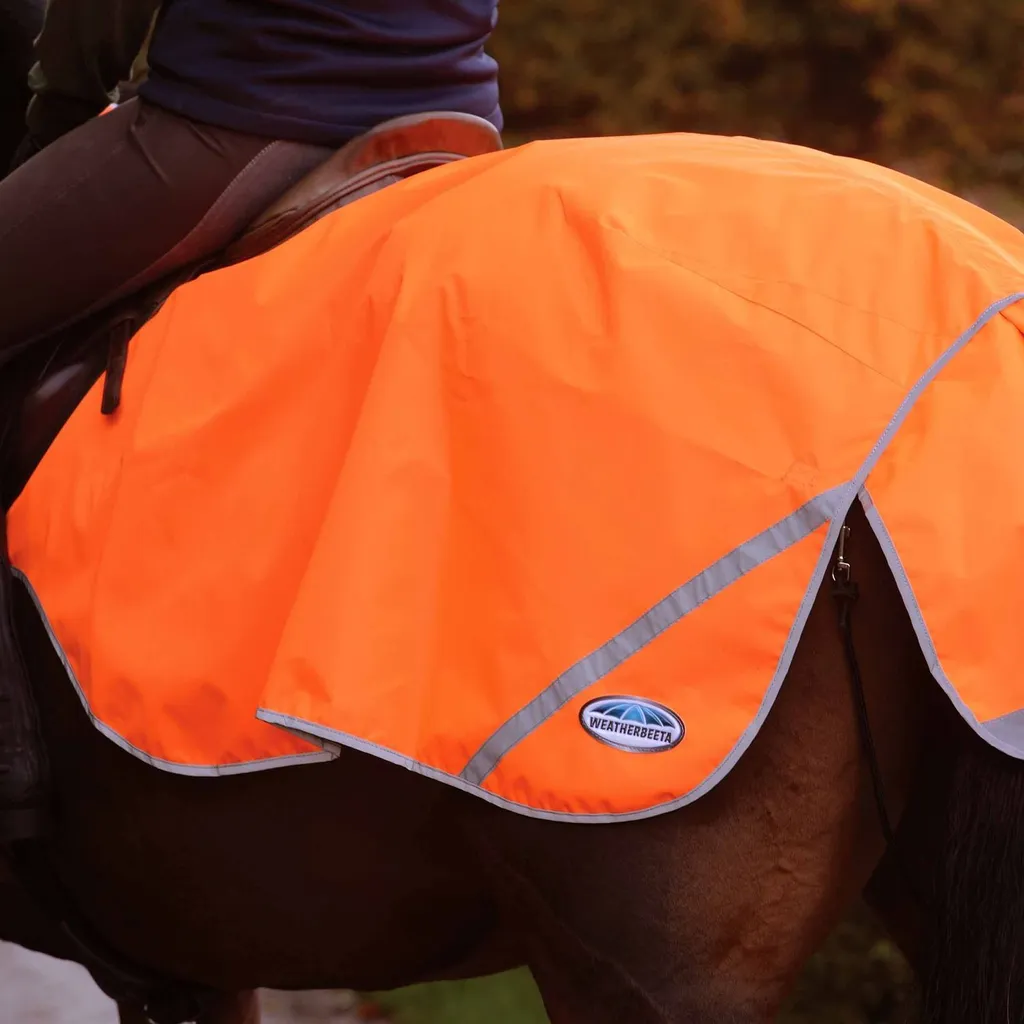 Coperta Riflettente Cavallo Weatherbeeta 300D | Arancione Alta Visibilità