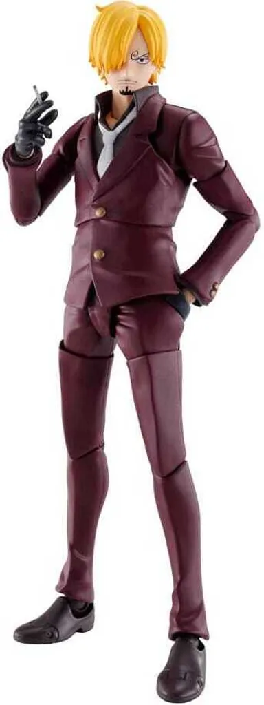Figurine Sanji S.H. Figuarts One Piece robuste avec poses de combat